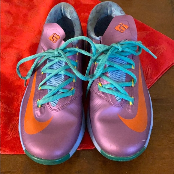 Nike Kevin Durant kd VI Rugrats sneakers sz 4Y - Picture 1 of 7